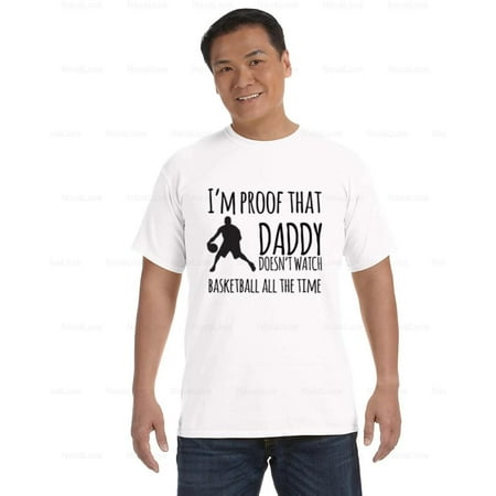 Daddy Doesn t Watch Basketball Comfort Color T-Shirt Funny Sports Joke  Unisex  up to size 4XL