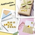 thumbnail image 4 of Cinta adhesiva de girasol para enmascarar, 12 estilos, 16.4 pies, rollos decorativos para envolver regalos con plantas de verano, 4 of 9