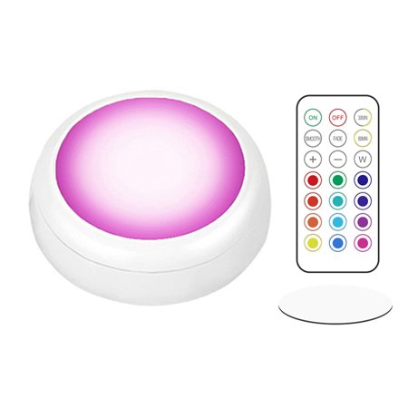 

Hloma 13 GRB Colors LED Dimmable Remote Control Night Light Dimmable Cabinet Lamp