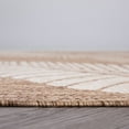 thumbnail image 3 of World Rug Gallery Distressed Palm Leaves Textured Flat Weave Indoor/Outdoor Area Rug - BROWN 5' X 7', 3 of 9