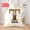 Black, variant on Custom Music Letter Tote Bag Personalized Alphabet Canvas Bag