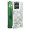 thumbnail image 3 of Phone Case for Motorola Moto G Play 5G 2025/Moto G Power 5G 2025 Cover Sparkle Glitter Floating Liquid Quicksand Shockproof Soft Silicone TPU Bumper Protective Cover Case, S9, 3 of 7