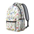 thumbnail image 2 of Pioneer Flower Floral Print Pattern Backpack for School, Cute School Bag with Adjustable Shoulder Straps and Padded Back, 15.3"x11"x7.1", 2 of 3