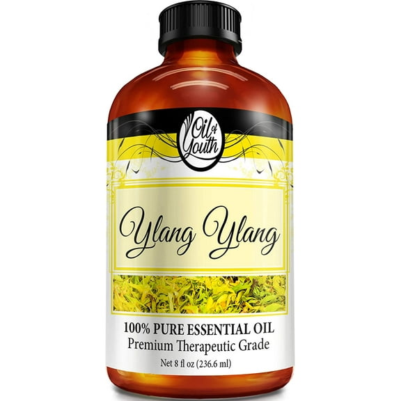 Oil of Youth 8 oz Ylang Ylang Essential Oil for Aromatherapy