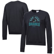 Women's Champion Black San Jose Sharks Powerblend Pullover Sweatshirt