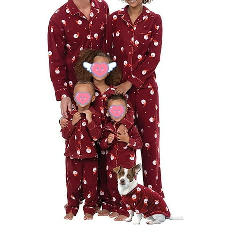 

Sunisery Family Christmas Pjs Matching Sets Women Men Xmas Matching Pajamas for Adults Kids Holiday Xmas Fashion Sleepwear Set
