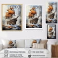 thumbnail image 4 of Designart "Jolly Roger s Pirate Voyage II" Pirate Canvas Art Print, 4 of 5