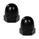 thumbnail image 1 of 2 cubiertas de cerámica para pernos de inodoro, prácticas y decorativas. Negro, 1 of 8