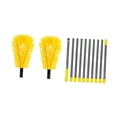 thumbnail image 3 of harayaa 12 Pieces Gutter Cleaning Brush Collection Adjustable Gutter Cleaning Tools with Yellow, 3 of 8