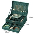thumbnail image 4 of Caja de Joyería Zulema Franela con Organizador de Soporte 8 Ganchos, 4 of 8