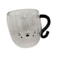 thumbnail image 2 of Taza de café de vidrio de doble pared, taza de vidrio de dibujos animados de 250ml, regalos para mamá, taza Demitasse con asa para batidos de Claro, 2 of 9