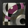 thumbnail image 2 of Burghardt, James 20x20 Black Modern Framed Museum Art Print Titled - Concentric Squares I, 2 of 5