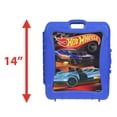 thumbnail image 5 of Hot Wheels 110 Vehicle Playsets Plastic Carrying Case in Blue, for Child Ages 3+, 5 of 7