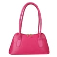 thumbnail image 2 of Bolsos de mano de color sólido para mujer, bolsos sencillos de piel sintética para axilas femeninas (rosa roja) Tmvgtek Para Estrenar, 2 of 9