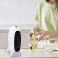 thumbnail image 1 of Binwennn Student Heater Desktop Heater Mini Heater Small Solar Heater Cool Apartment Stuff for Men Small Powerful Desk Top Small Oscillating Fan Circular Fan Cover Remote Control Window Fans Twin, 1 of 5