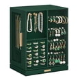 thumbnail image 1 of Joyero SONGMICS que gira 360° con 5 cajones, color verde bosque, 1 of 6