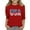 Red, variant on AUNVITO Kids 3/4 Sleeve & Round Neck T-shirts 4th of July Print Tops
