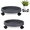 Dark Gray, variant on Gamexcel Plant Caddy with Wheels, 13-Inch Round Plastic, 150 lb Capacity, 360-Degree Lockable Casters, Indoor and Outdoor Use, Dak Gray