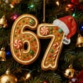 thumbnail image 6 of Christmas 67 Acrylic Ornament, Six Seven Funny Christmas TreeOrnament, 67 Christmas Ornament, Multi-Purpose for Xmas Holiday & Birthday Decorations, for Humor Lovers and Gift Givers E, 6 of 7