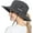 Grey, variant on DXSTAR Women's Ponytail Sun Hat UV Protection Foldable Mesh Wide Brim Beach Fishing Hat , Blue