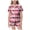 Pink, variant on Cathalem Girls Pajamas Silk PJS Set Bow Satin Sleepwear Short Sleeve Jammies for Kids Button-Down Nightwear Dark Purple 4-5 Years