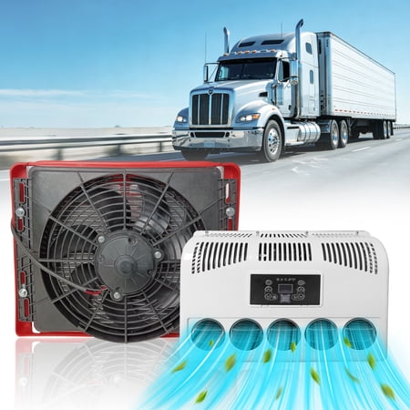 Aspligo 12V Fast Cooling Electric Car Parking Air Conditioner Split Refrigeration Air Conditioning For Truck Caravan Tractors Camper Van