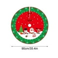 thumbnail image 2 of Feledorashia Christmas Tree Skirt Clearance - 35Inch Velvet Tree Skirt Christmas Decorations, 2 of 6