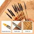 thumbnail image 3 of Tnobhg Nail Art Stripes Lines Brushes with Nylon Bristles DIY Painting Flower Brush Drawing Pen Dotting Tools Manicure Tool, 3 of 8