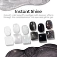thumbnail image 5 of modelones Gel Nail Polish 6 Colors Black White Silver Gray Cat Eye Glitter Shimmer Magnetic Hema& TPO Free Gel Polish Kit Soak Off UV LED DIY Winter Nail Art Manicure Salon Home Gifts for Women Girls, 5 of 8