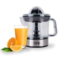 thumbnail image 1 of LEBENLANG – Electric juicer max juice yield | Citrus juicer + 2 cones 40W | Lemon, lime, orange, fresh fruit squeezer machine | Automatic lever press extractor | exprimidor de naranjas electrico, 1 of 5