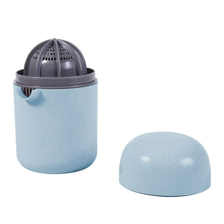 

PASILI Citrus Juicer Manual Lemon juicer squeezer Small Portable Lime Orange Juicer Cup Blue