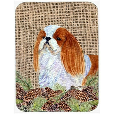 

English Toy Spaniel Glass Cutting Board - Large