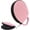 Pink, variant on Chasenew Car CD Case, 20 Capacity Oxford Cloth CD Protective Holder with Transparent Film Divider, Waterproof Portable Round Disc Case with Reinforced Handle, Universal DVD Organizer Wallet (Pink)