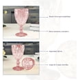 thumbnail image 4 of Juego de 6 Copas de Vidrio de Vidrio 240 ml, Rosa, 4 of 5