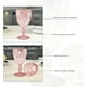 thumbnail image 4 of Juego de 6 Copas de Vidrio de Vidrio 240 ml, Rosa, 4 of 5