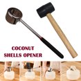 thumbnail image 1 of CAROOTU Stainless Steel Coconut Shell Opener Puncher + Hammer Tools Kitchen Gadget, 1 of 5
