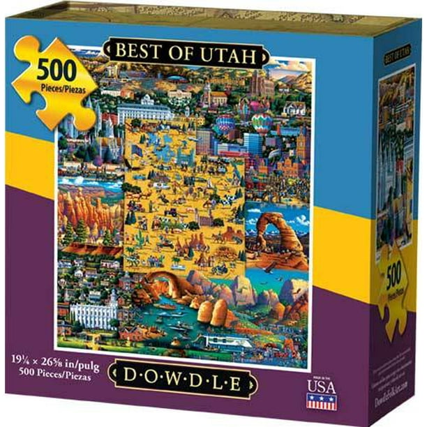 Dowdle Jigsaw Puzzle Best of Utah 500 Piece