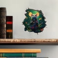thumbnail image 2 of Druid Mouse in a Mouse Hole Decal with Butterflies - Mouse Hole 3D Wall Sticker, 2 of 5