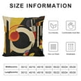thumbnail image 5 of JEUXUS Kandinsky Modern Throw Pillow Cover - Kiev | Abstract Pillow | Modern Couch Pillow | Contemporary Pillows | Modern Outdoor Pillow | Mid Century Chair Cushions | Handmade Wool Size, 5 of 5