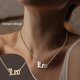thumbnail image 3 of English Carta Doce CONSTELACIONES DEL SIGNO DE ZODIA Tema Collar de amistad Ins Colgante para Lover Friend Festival Regalos de cumpleaños Leo Gold Inevent AP009331-10, 3 of 6