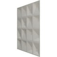 thumbnail image 4 of Ekena Millwork 19 5/8"W x 19 5/8"H Tristan EnduraWall Decorative 3D Wall Panel, UltraCover Satin Blossom White (Covers 2.67 Sq. Ft.), 4 of 6