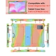 thumbnail image 3 of Funda para tablet DETUOSI Okaysea de 10.1 pulgadas con lápiz capacitivo y correa, color naranja, 3 of 6