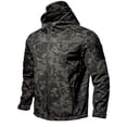 thumbnail image 5 of Hsovts Mens Tactical Softshell Hooded Jackets Waterproof Windproof Fleece Lined Coat For Men Outdoor Hiking Fall Winter Wear Multicolor XXL, 5 of 5