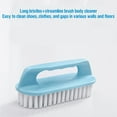 thumbnail image 4 of 2024 Anckoeil 2pcs Household Plastic Laundry Brush Cleaning Brush Hard Bristle Multi-functional Washbasin Brush Shoe Brush Clothes Board Brush, 4 of 7