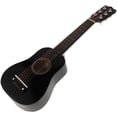 thumbnail image 2 of Guitarra acústica de 21 pulgadas, tamaño pequeño, portátil, de madera, para niños (negro), 2 of 5