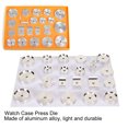 thumbnail image 3 of Watch Back Case Die, Multiple Sizes 20PCS 4 Shapes Watch Press Dies Easy Operation  For Waistwatch Maintenance, 3 of 8