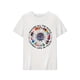 thumbnail image 2 of Girl's Graphic Print T-Shirt - Short Sleeve Crew Neck Casual Top with Peace Symbols & Inspirational Quote, Lightweight Summer & Spring Tee, Machine Washable, Nontransparent Fabric, 2 of 6