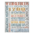 thumbnail image 2 of Virginia, Rustic Typography (1000 Piece Puzzle, Size 19x27, Challenging Jigsaw Puzzle for Adults and Family, Made in USA), 2 of 4