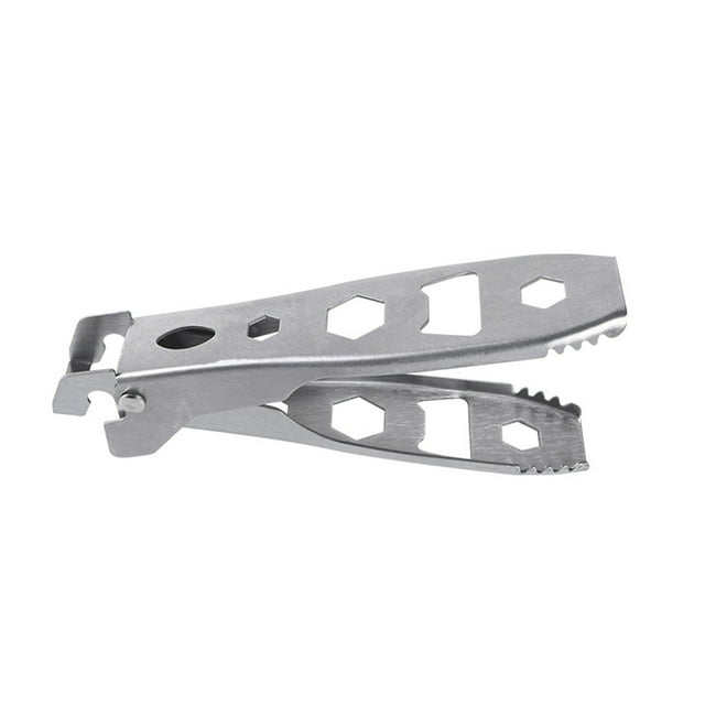 Pince pour Pot de Randonnée, Support de Plat Chaud de Camping / Pince Multifonctionnelle pour Pot de Pique-Nique avec Poignée Pince en Acier Inoxydable Pinces à Sac de Croustilles Grandes Pinces Alimentaires