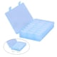 thumbnail image 4 of Caja de plástico ajustable para joyas, organizador desmontable de 24 rejillas para guardar cuentas y pendientes (azul), 4 of 14